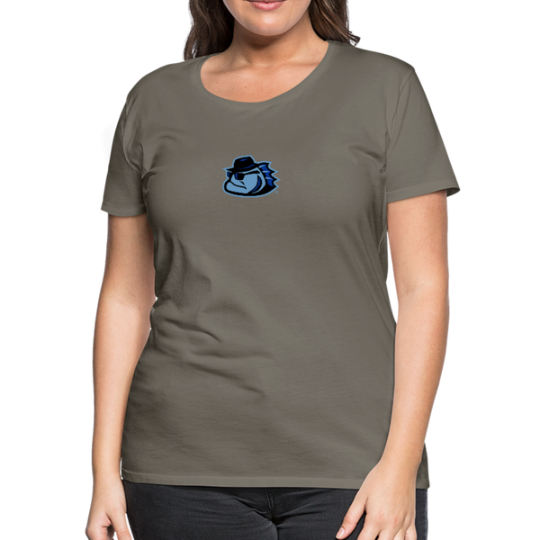 Chicago Bluesfish Women’s Premium T-Shirt - asphalt gray