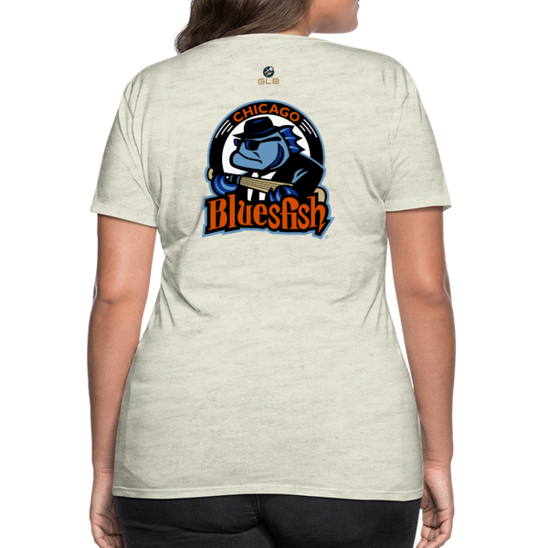 Chicago Bluesfish Women’s Premium T-Shirt - heather oatmeal