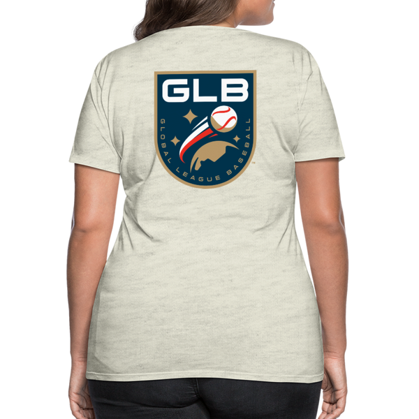 Global League Baseball Women’s Premium T-Shirt - heather oatmeal