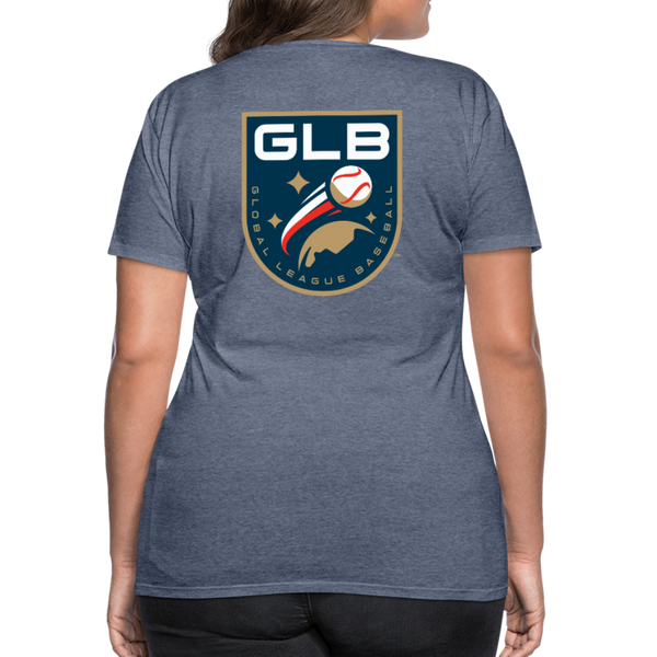 Global League Baseball Women’s Premium T-Shirt - heather blue