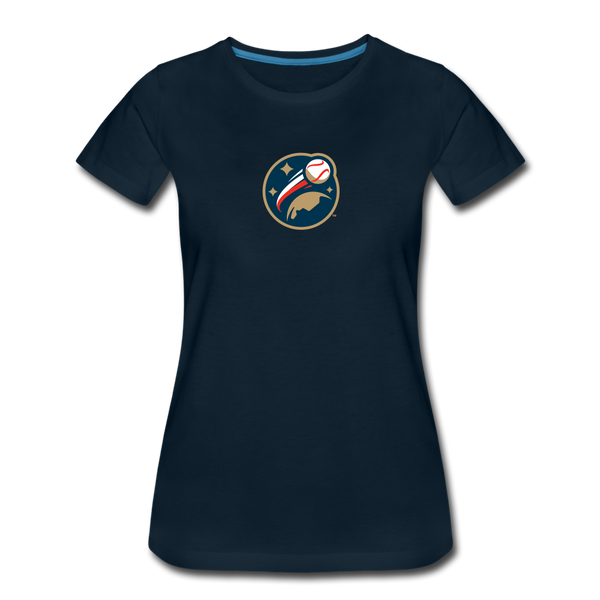 Global League Baseball Women’s Premium T-Shirt - deep navy