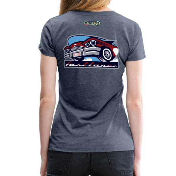 Detroit Fastlanes Women’s Premium T-Shirt - heather blue