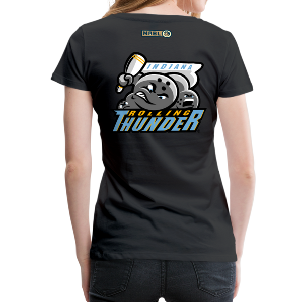Indiana Rolling Thunder Women’s Premium T-Shirt - black