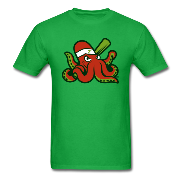 Tokyo Wasabi Octopus Mascot Unisex Classic T-Shirt - bright green
