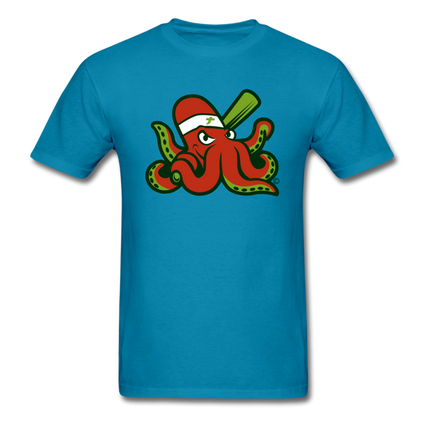 Tokyo Wasabi Octopus Mascot Unisex Classic T-Shirt - turquoise