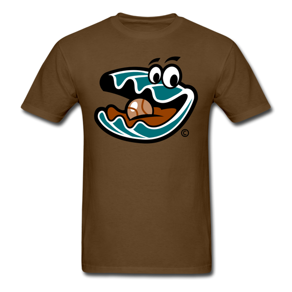 Florida Treasure Hunters Oyster Mascot Unisex Classic T-Shirt - brown