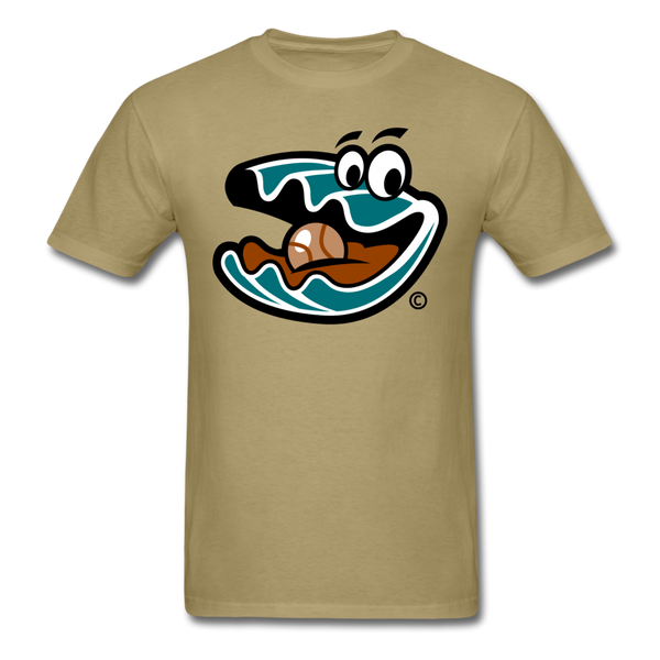 Florida Treasure Hunters Oyster Mascot Unisex Classic T-Shirt - khaki