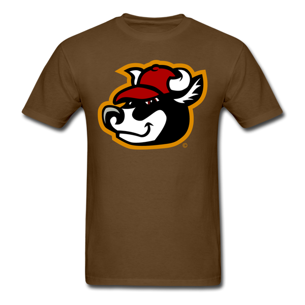 Wisconsin Big Cheese Cow Mascot Unisex Classic T-Shirt - brown