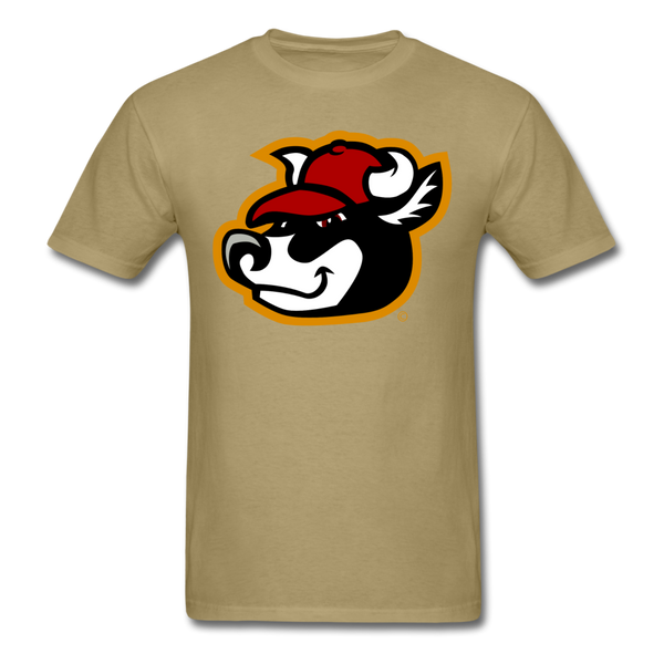 Wisconsin Big Cheese Cow Mascot Unisex Classic T-Shirt - khaki