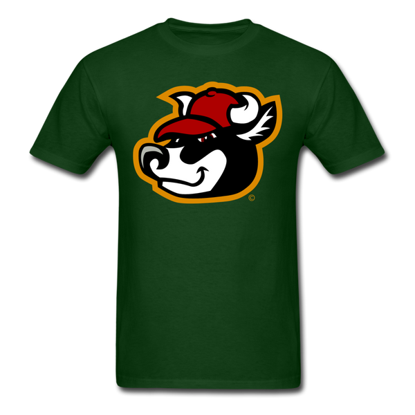 Wisconsin Big Cheese Cow Mascot Unisex Classic T-Shirt - forest green