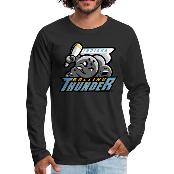 Indiana Rolling Thunder Men's Long Sleeve T-Shirt - black