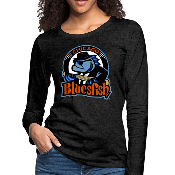 Chicago Bluesfish Women's Long Sleeve T-Shirt - charcoal gray