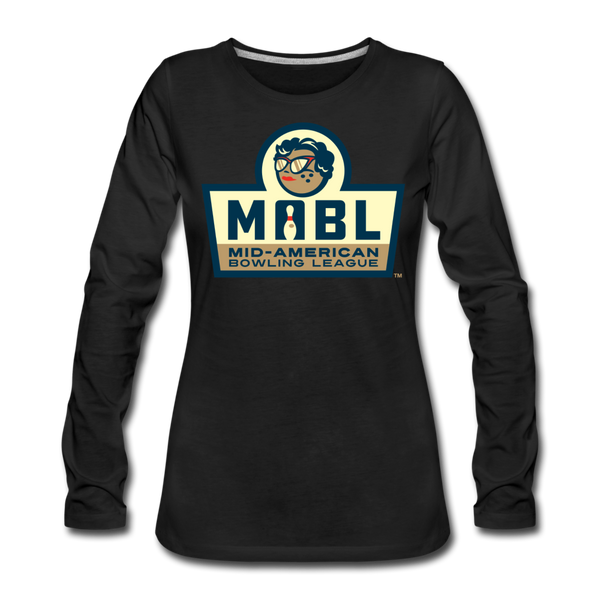 MABL Bowling Women's Long Sleeve T-Shirt - black