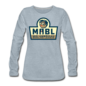 MABL Bowling Women's Long Sleeve T-Shirt - heather ice blue