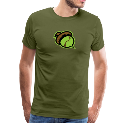 Mighty Oaks of Connecticut Men's Premium T-Shirt - olive green
