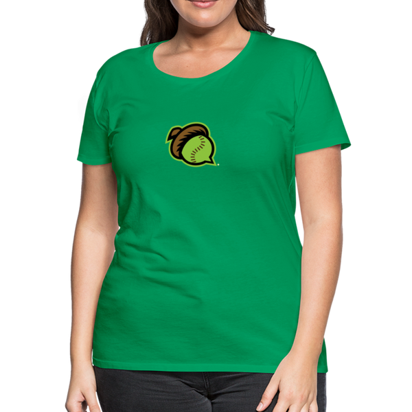 Mighty Oaks of Connecticut Women’s Premium T-Shirt - kelly green