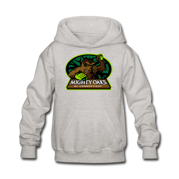 Mighty Oaks of Connecticut Kids' Hoodie - heather gray