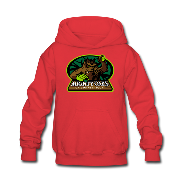 Mighty Oaks of Connecticut Kids' Hoodie - red