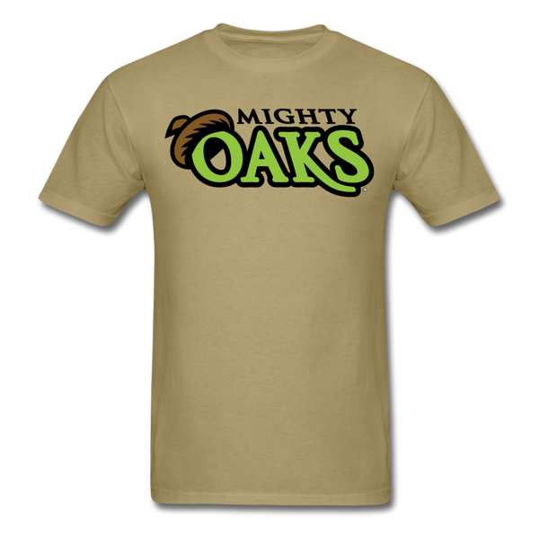 Mighty Oaks of Connecticut Wordmark Unisex Classic T-Shirt - khaki
