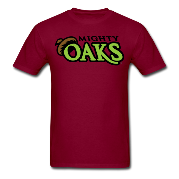 Mighty Oaks of Connecticut Wordmark Unisex Classic T-Shirt - burgundy