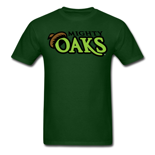 Mighty Oaks of Connecticut Wordmark Unisex Classic T-Shirt - forest green