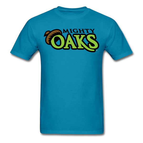 Mighty Oaks of Connecticut Wordmark Unisex Classic T-Shirt - turquoise