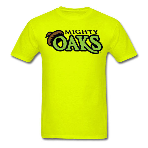 Mighty Oaks of Connecticut Wordmark Unisex Classic T-Shirt - safety green