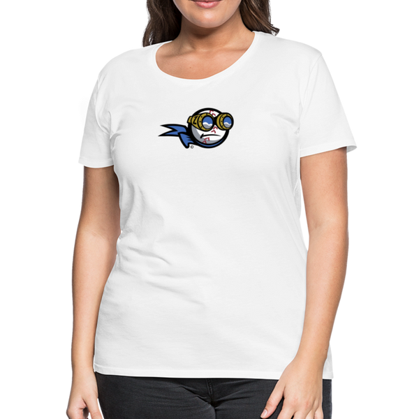 New York Zeppelins Women’s Premium T-Shirt - white