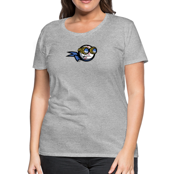 New York Zeppelins Women’s Premium T-Shirt - heather gray