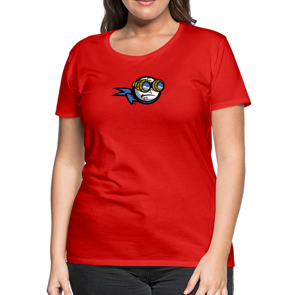New York Zeppelins Women’s Premium T-Shirt - red