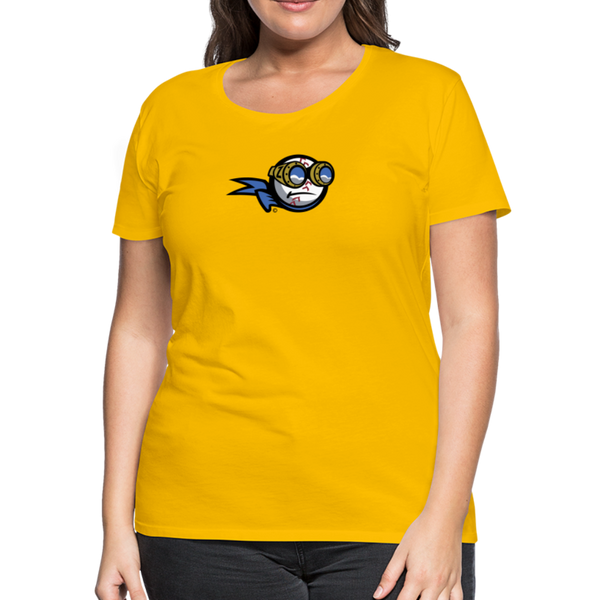 New York Zeppelins Women’s Premium T-Shirt - sun yellow