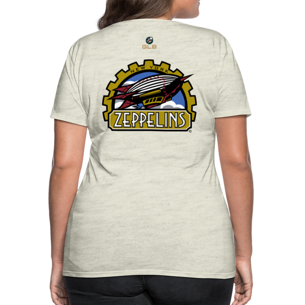 New York Zeppelins Women’s Premium T-Shirt - heather oatmeal