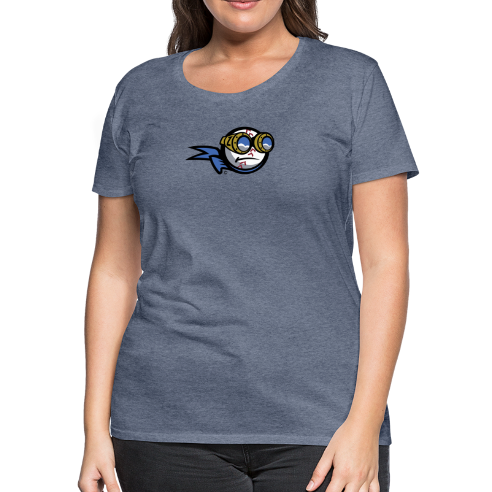 New York Zeppelins Women’s Premium T-Shirt - heather blue