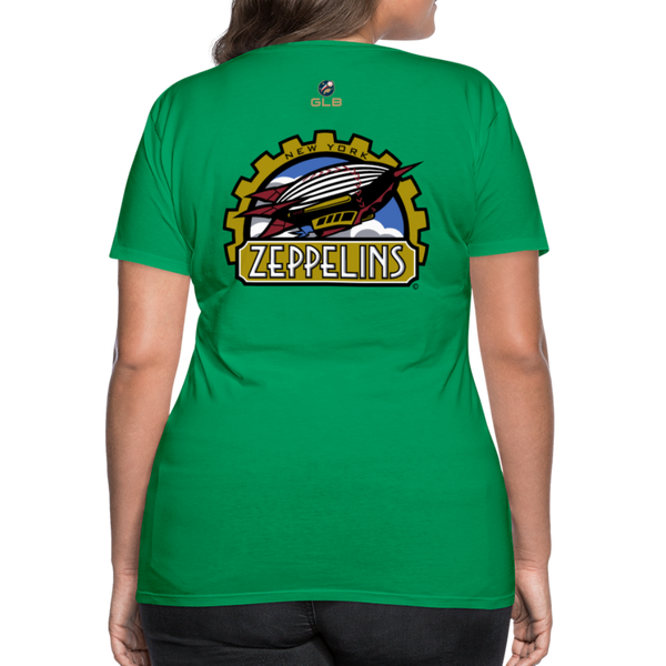 New York Zeppelins Women’s Premium T-Shirt - kelly green