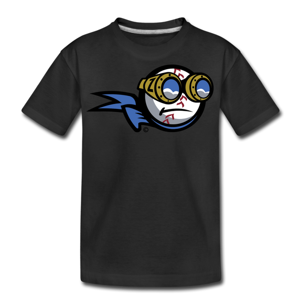 New York Zeppelins Mascot Kids' Premium T-Shirt - black