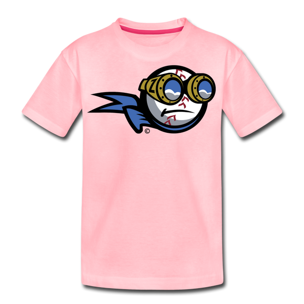 New York Zeppelins Mascot Kids' Premium T-Shirt - pink