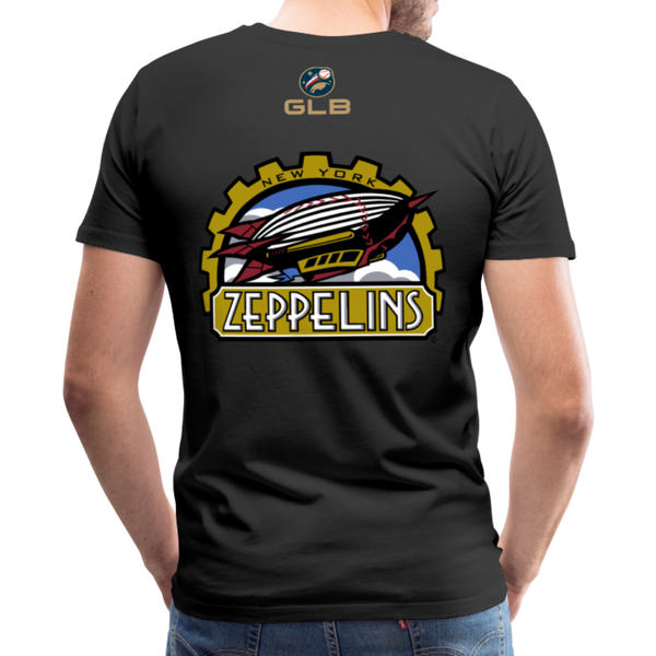 New York Zeppelins Men's Premium T-Shirt - black