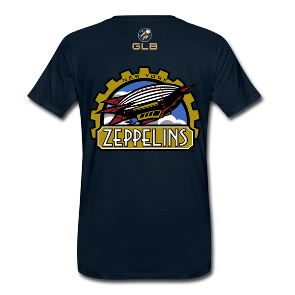 New York Zeppelins Men's Premium T-Shirt - deep navy