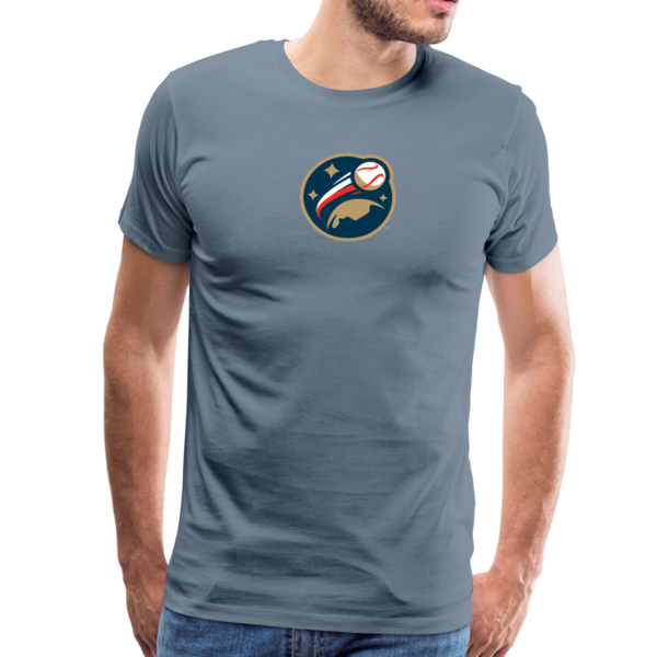 Global League Baseball Men's Premium T-Shirt - steel blue