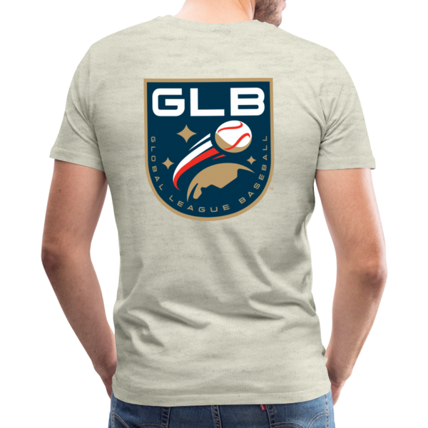 Global League Baseball Men's Premium T-Shirt - heather oatmeal