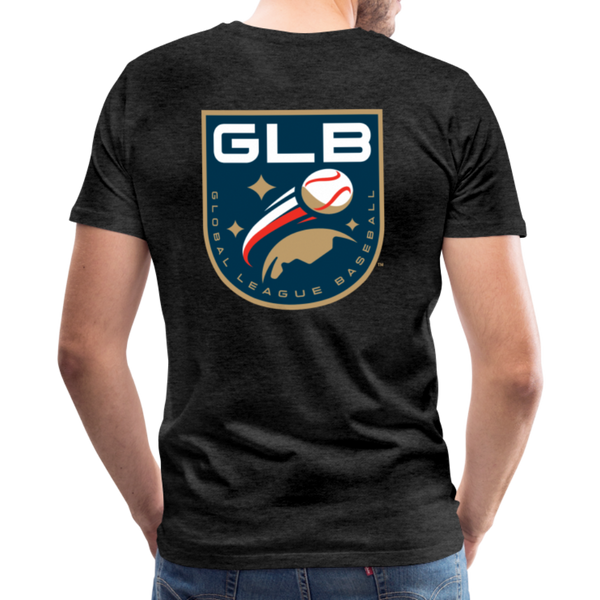 Global League Baseball Men's Premium T-Shirt - charcoal gray