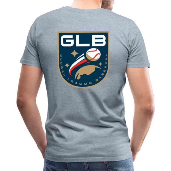 Global League Baseball Men's Premium T-Shirt - heather ice blue