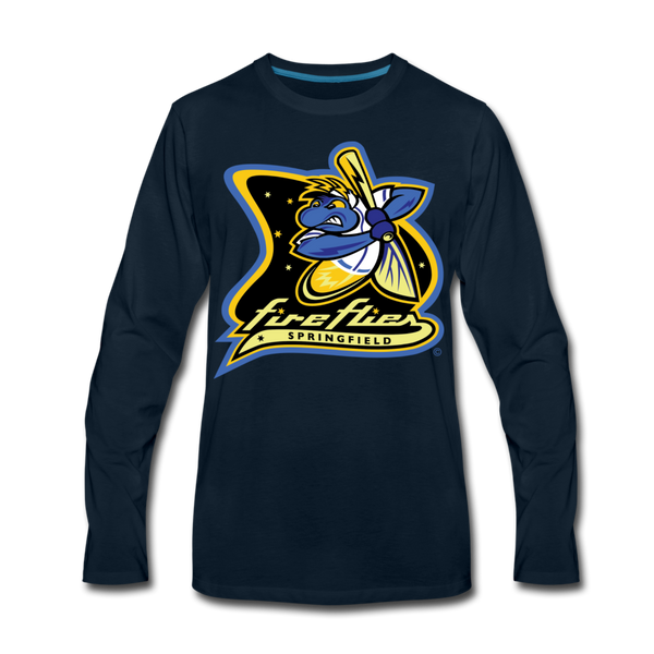 Springfield Fireflies Men's Long Sleeve T-Shirt - deep navy
