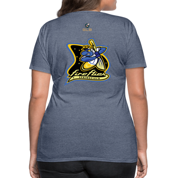Springfield Fireflies Women’s Premium T-Shirt - heather blue