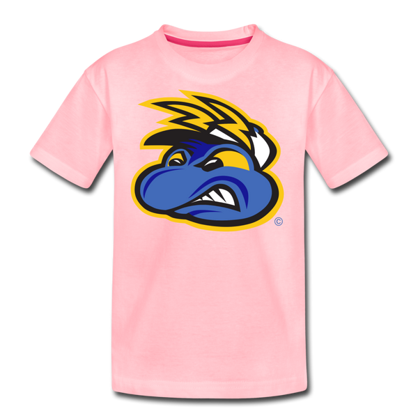 Springfield Fireflies Mascot Face Kids' Premium T-Shirt - pink