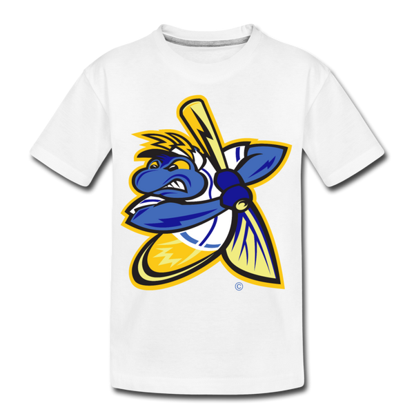 Springfield Fireflies Mascot Kids' Premium T-Shirt - white
