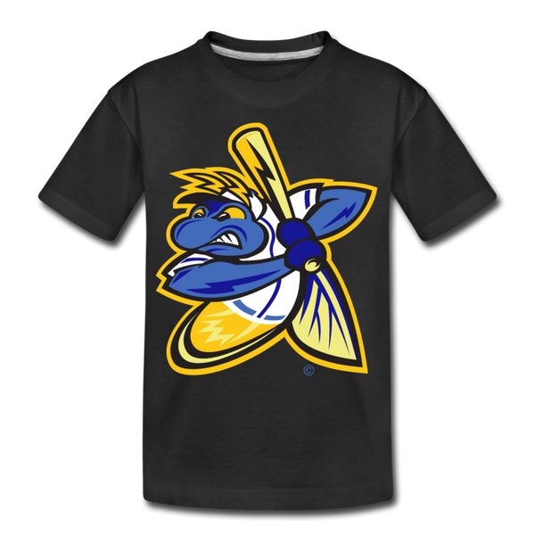 Springfield Fireflies Mascot Kids' Premium T-Shirt - black