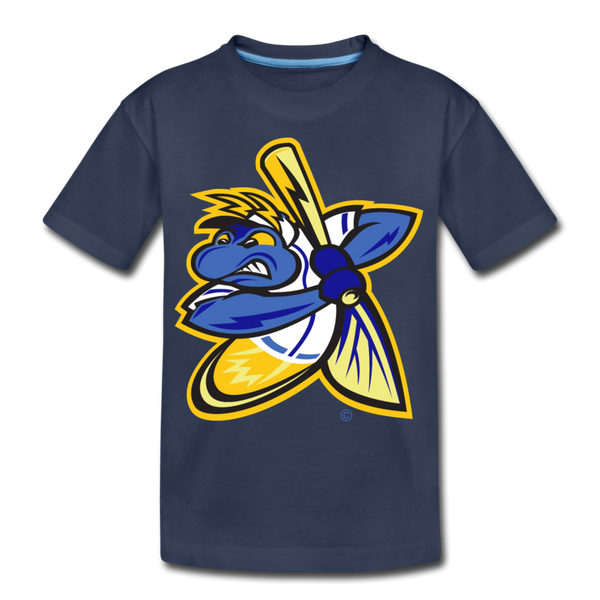 Springfield Fireflies Mascot Kids' Premium T-Shirt - navy