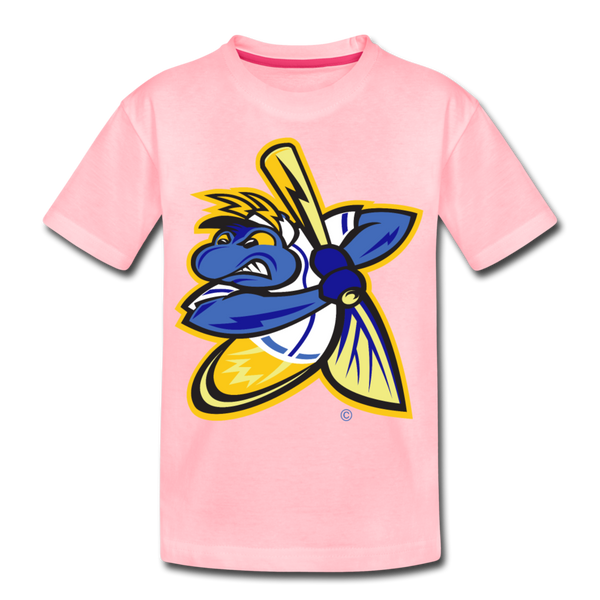 Springfield Fireflies Mascot Kids' Premium T-Shirt - pink