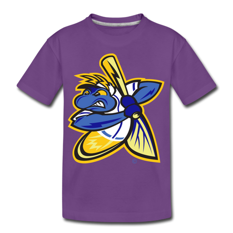 Springfield Fireflies Mascot Kids' Premium T-Shirt - purple